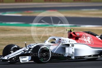 World © Octane Photographic Ltd. Formula 1 – British GP - Practice 1. Alfa Romeo Sauber F1 Team C37 – Charles Leclerc. Silverstone Circuit, Towcester, UK. Friday 6th July 2018.