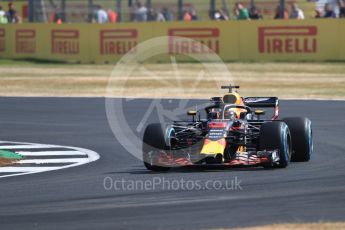 World © Octane Photographic Ltd. Formula 1 – British GP - Practice 1. Aston Martin Red Bull Racing TAG Heuer RB14 – Daniel Ricciardo. Silverstone Circuit, Towcester, UK. Friday 6th July 2018.