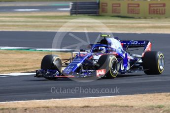 World © Octane Photographic Ltd. Formula 1 – British GP - Practice 1. Scuderia Toro Rosso STR13 – Pierre Gasly. Silverstone Circuit, Towcester, UK. Friday 6th July 2018.