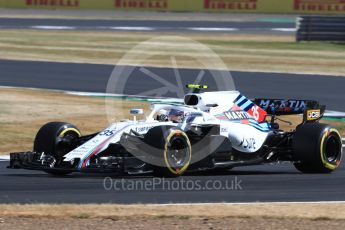 World © Octane Photographic Ltd. Formula 1 – British GP - Practice 1. Williams Martini Racing FW41 – Sergey Sirotkin. Silverstone Circuit, Towcester, UK. Friday 6th July 2018.