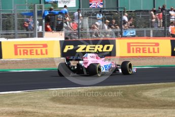 World © Octane Photographic Ltd. Formula 1 – British GP - Practice 1. Sahara Force India VJM11 - Esteban Ocon. Silverstone Circuit, Towcester, UK. Friday 6th July 2018.