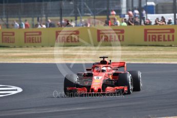 World © Octane Photographic Ltd. Formula 1 – British GP - Practice 1. Scuderia Ferrari SF71-H – Sebastian Vettel. Silverstone Circuit, Towcester, UK. Friday 6th July 2018.