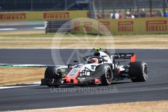 World © Octane Photographic Ltd. Formula 1 – British GP - Practice 1. Haas F1 Team VF-18 – Kevin Magnussen. Silverstone Circuit, Towcester, UK. Friday 6th July 2018.