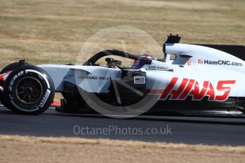 World © Octane Photographic Ltd. Formula 1 – British GP - Practice 1. Haas F1 Team VF-18 – Romain Grosjean. Silverstone Circuit, Towcester, UK. Friday 6th July 2018.