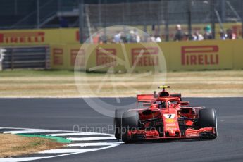 World © Octane Photographic Ltd. Formula 1 – British GP - Practice 1. Scuderia Ferrari SF71-H – Sebastian Vettel. Silverstone Circuit, Towcester, UK. Friday 6th July 2018.