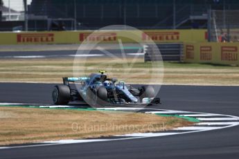 World © Octane Photographic Ltd. Formula 1 – British GP - Practice 1. Mercedes AMG Petronas Motorsport AMG F1 W09 EQ Power+ - Valtteri Bottas. Silverstone Circuit, Towcester, UK. Friday 6th July 2018.