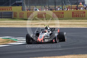 World © Octane Photographic Ltd. Formula 1 – British GP - Practice 1. Haas F1 Team VF-18 – Kevin Magnussen. Silverstone Circuit, Towcester, UK. Friday 6th July 2018.
