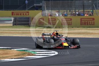 World © Octane Photographic Ltd. Formula 1 – British GP - Practice 1. Aston Martin Red Bull Racing TAG Heuer RB14 – Daniel Ricciardo. Silverstone Circuit, Towcester, UK. Friday 6th July 2018.