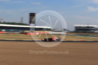 World © Octane Photographic Ltd. Formula 1 – British GP - Practice 1. Aston Martin Red Bull Racing TAG Heuer RB14 – Max Verstappen. Silverstone Circuit, Towcester, UK. Friday 6th July 2018.