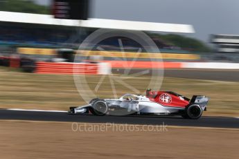 World © Octane Photographic Ltd. Formula 1 – British GP - Practice 1. Alfa Romeo Sauber F1 Team C37 – Charles Leclerc. Silverstone Circuit, Towcester, UK. Friday 6th July 2018.