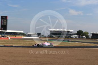 World © Octane Photographic Ltd. Formula 1 – British GP - Practice 1. Sahara Force India VJM11 - Esteban Ocon. Silverstone Circuit, Towcester, UK. Friday 6th July 2018.