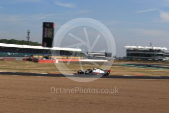 World © Octane Photographic Ltd. Formula 1 – British GP - Practice 1. Haas F1 Team VF-18 – Romain Grosjean. Silverstone Circuit, Towcester, UK. Friday 6th July 2018.