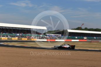 World © Octane Photographic Ltd. Formula 1 – British GP - Practice 1. Haas F1 Team VF-18 – Kevin Magnussen. Silverstone Circuit, Towcester, UK. Friday 6th July 2018.