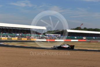 World © Octane Photographic Ltd. Formula 1 – British GP - Practice 1. Haas F1 Team VF-18 – Kevin Magnussen. Silverstone Circuit, Towcester, UK. Friday 6th July 2018.