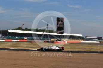 World © Octane Photographic Ltd. Formula 1 – British GP - Practice 1. Haas F1 Team VF-18 – Romain Grosjean. Silverstone Circuit, Towcester, UK. Friday 6th July 2018.