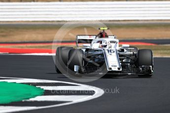 World © Octane Photographic Ltd. Formula 1 – British GP - Practice 2. Alfa Romeo Sauber F1 Team C37 – Charles Leclerc. Silverstone Circuit, Towcester, UK. Friday 6th July 2018.