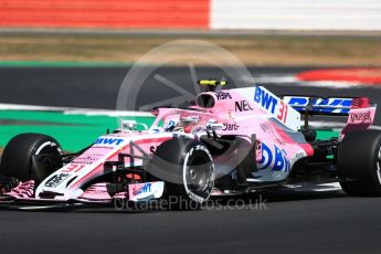 World © Octane Photographic Ltd. Formula 1 – British GP - Practice 2. Sahara Force India VJM11 - Esteban Ocon. Silverstone Circuit, Towcester, UK. Friday 6th July 2018.