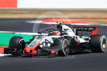 World © Octane Photographic Ltd. Formula 1 – British GP - Practice 2. Haas F1 Team VF-18 – Kevin Magnussen. Silverstone Circuit, Towcester, UK. Friday 6th July 2018.