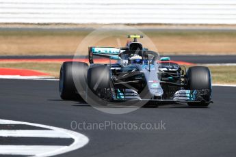 World © Octane Photographic Ltd. Formula 1 – British GP - Practice 2. Mercedes AMG Petronas Motorsport AMG F1 W09 EQ Power+ - Valtteri Bottas. Silverstone Circuit, Towcester, UK. Friday 6th July 2018.