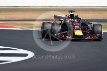 World © Octane Photographic Ltd. Formula 1 – British GP - Practice 2. Aston Martin Red Bull Racing TAG Heuer RB14 – Daniel Ricciardo. Silverstone Circuit, Towcester, UK. Friday 6th July 2018.