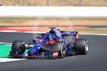 World © Octane Photographic Ltd. Formula 1 – British GP - Practice 2. Scuderia Toro Rosso STR13 – Brendon Hartley. Silverstone Circuit, Towcester, UK. Friday 6th July 2018.