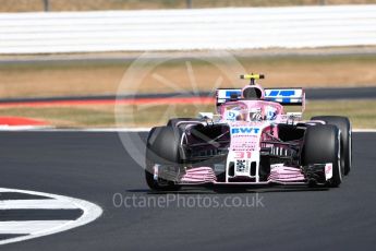 World © Octane Photographic Ltd. Formula 1 – British GP - Practice 2. Sahara Force India VJM11 - Esteban Ocon. Silverstone Circuit, Towcester, UK. Friday 6th July 2018.