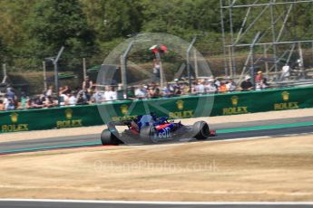 World © Octane Photographic Ltd. Formula 1 – British GP - Practice 2. Scuderia Toro Rosso STR13 – Brendon Hartley. Silverstone Circuit, Towcester, UK. Friday 6th July 2018.