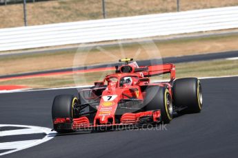 World © Octane Photographic Ltd. Formula 1 – British GP - Practice 2. Scuderia Ferrari SF71-H – Kimi Raikkonen. Silverstone Circuit, Towcester, UK. Friday 6th July 2018.
