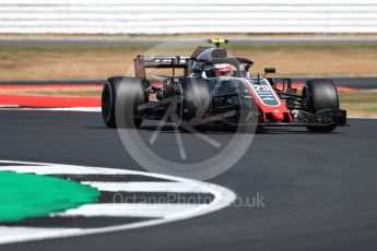 World © Octane Photographic Ltd. Formula 1 – British GP - Practice 2. Haas F1 Team VF-18 – Kevin Magnussen. Silverstone Circuit, Towcester, UK. Friday 6th July 2018.