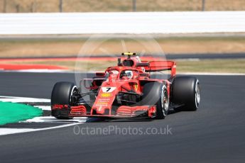 World © Octane Photographic Ltd. Formula 1 – British GP - Practice 2. Scuderia Ferrari SF71-H – Kimi Raikkonen. Silverstone Circuit, Towcester, UK. Friday 6th July 2018.