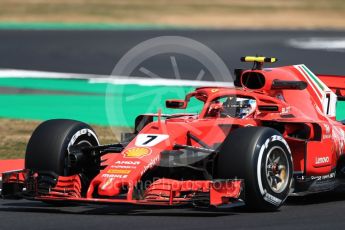 World © Octane Photographic Ltd. Formula 1 – British GP - Practice 2. Scuderia Ferrari SF71-H – Kimi Raikkonen. Silverstone Circuit, Towcester, UK. Friday 6th July 2018.