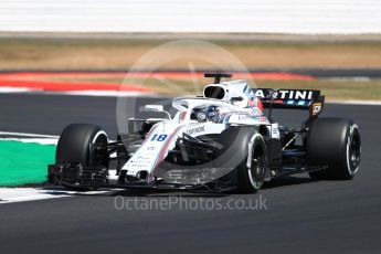 World © Octane Photographic Ltd. Formula 1 – British GP - Practice 2. Williams Martini Racing FW41 – Lance Stroll. Silverstone Circuit, Towcester, UK. Friday 6th July 2018.