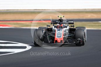 World © Octane Photographic Ltd. Formula 1 – British GP - Practice 2. Haas F1 Team VF-18 – Kevin Magnussen. Silverstone Circuit, Towcester, UK. Friday 6th July 2018.