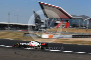 World © Octane Photographic Ltd. Formula 1 – British GP - Practice 2. Haas F1 Team VF-18 – Kevin Magnussen. Silverstone Circuit, Towcester, UK. Friday 6th July 2018.