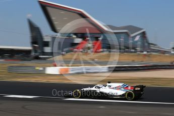 World © Octane Photographic Ltd. Formula 1 – British GP - Practice 2. Williams Martini Racing FW41 – Lance Stroll. Silverstone Circuit, Towcester, UK. Friday 6th July 2018.