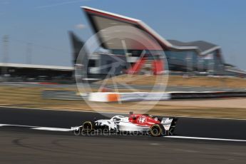 World © Octane Photographic Ltd. Formula 1 – British GP - Practice 2. Alfa Romeo Sauber F1 Team C37 – Marcus Ericsson. Silverstone Circuit, Towcester, UK. Friday 6th July 2018.