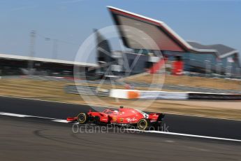 World © Octane Photographic Ltd. Formula 1 – British GP - Practice 2. Scuderia Ferrari SF71-H – Sebastian Vettel. Silverstone Circuit, Towcester, UK. Friday 6th July 2018.