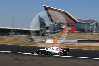 World © Octane Photographic Ltd. Formula 1 – British GP - Practice 2. Williams Martini Racing FW41 – Sergey Sirotkin. Silverstone Circuit, Towcester, UK. Friday 6th July 2018.
