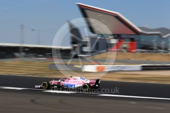 World © Octane Photographic Ltd. Formula 1 – British GP - Practice 2. Sahara Force India VJM11 - Esteban Ocon. Silverstone Circuit, Towcester, UK. Friday 6th July 2018.