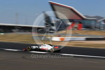 World © Octane Photographic Ltd. Formula 1 – British GP - Practice 2. Haas F1 Team VF-18 – Kevin Magnussen. Silverstone Circuit, Towcester, UK. Friday 6th July 2018.