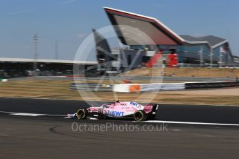 World © Octane Photographic Ltd. Formula 1 – British GP - Practice 2. Sahara Force India VJM11 - Esteban Ocon. Silverstone Circuit, Towcester, UK. Friday 6th July 2018.