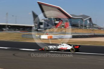 World © Octane Photographic Ltd. Formula 1 – British GP - Practice 2. Haas F1 Team VF-18 – Kevin Magnussen. Silverstone Circuit, Towcester, UK. Friday 6th July 2018.