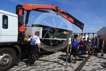 World © Octane Photographic Ltd. Formula 1 – British GP - Practice 2. Scuderia Toro Rosso STR13 – Pierre Gasly. Silverstone Circuit, Towcester, UK. Friday 6th July 2018.