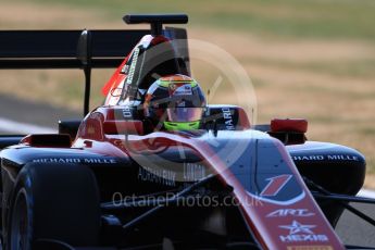 World © Octane Photographic Ltd. GP3 – British GP – Practice. ART Grand Prix - Callum Illot. Silverstone Circuit, Towcester, UK. Friday 6th July 2018.