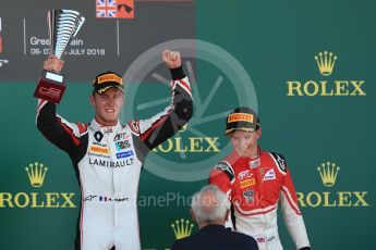 World © Octane Photographic Ltd. GP3 – British GP – Race 1. ART Grand Prix - Anthoine Hubert and Callum Illot. Silverstone Circuit, Towcester, UK. Saturday 7th July 2018.
