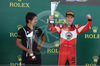 World © Octane Photographic Ltd. GP3 – British GP – Race 1. ART Grand Prix - Nikita Mazepin. Silverstone Circuit, Towcester, UK. Saturday 7th July 2018.