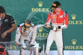 World © Octane Photographic Ltd. GP3 – British GP – Race 1. ART Grand Prix - Anthoine Hubert and Callum Illot. Silverstone Circuit, Towcester, UK. Saturday 7th July 2018.