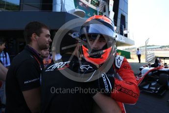 World © Octane Photographic Ltd. GP3 – British GP – Race 1. ART Grand Prix - Nikita Mazepin. Silverstone Circuit, Towcester, UK. Saturday 7th July 2018.