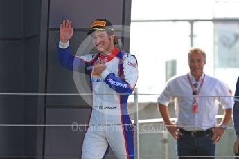 World © Octane Photographic Ltd. GP3 – British GP – Race 2. Trident - Pedro Piquet. Silverstone Circuit, Towcester, UK. Sunday 8th July 2018.