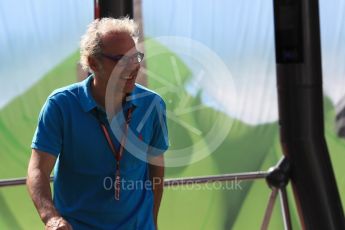 World © Octane Photographic Ltd. Formula 1 – British GP - Paddock. Jacques Villeneuve. Silverstone Circuit, Towcester, UK. Saturday 7th July 2018.